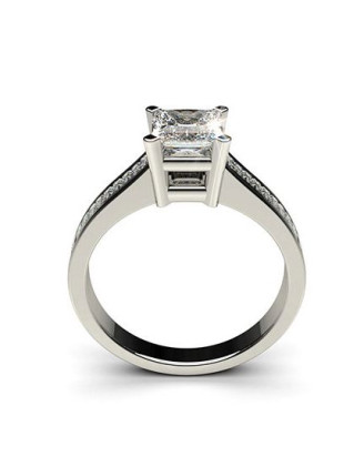 Золота каблучка з діамантами (арт. 800014-2)